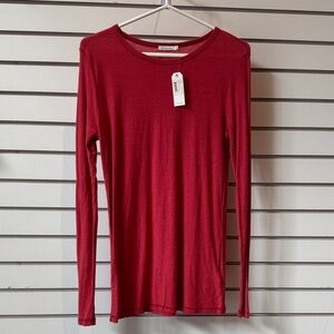 Red Long Sleeve Tee
